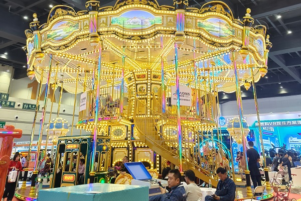 Double Deck Carousel for Shopping Mall