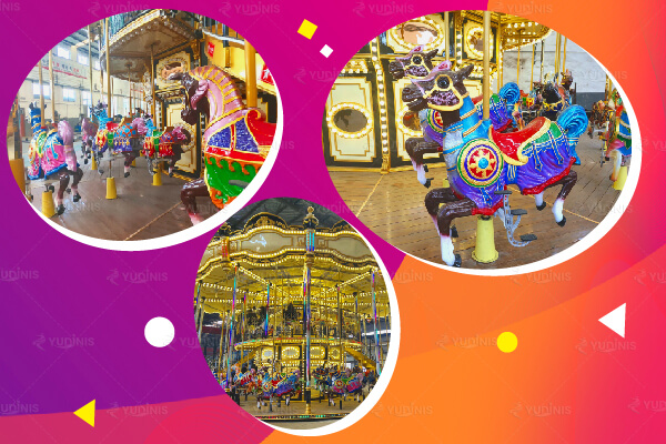 Vintage Double Decker Merry-go-round