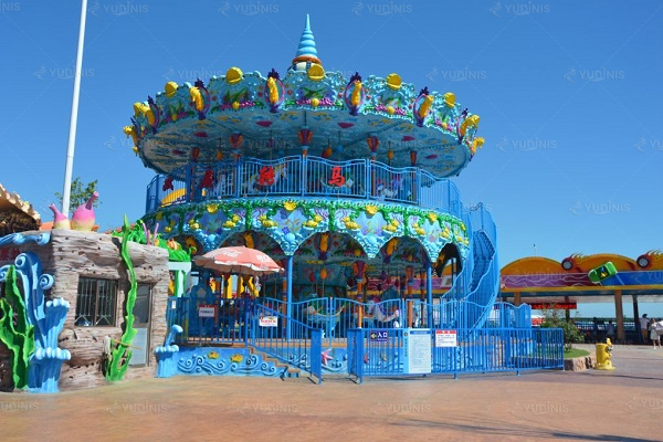 Ocean-themed Two-story Carousel Ride
