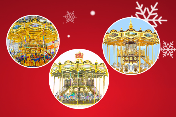 Double Decker Christmas Carousel Ride