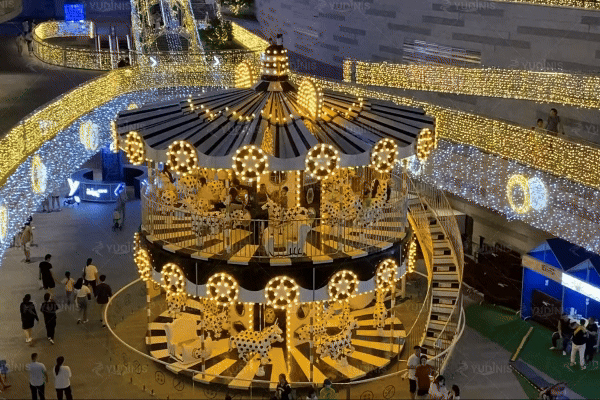 Double Decker Christmas Carousel Ride