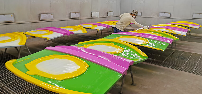 Baking Paint Process